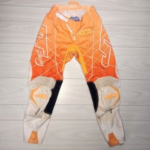 JT Racing USA Evolve Lite Dirt Bike MX Motocross Pants Size 30 Orange/White.